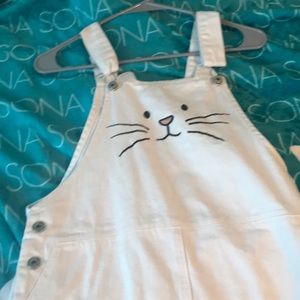Kitty overalls